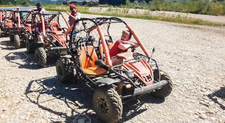 Rafting en Buggy y Aventura en Tirolina con Recogida