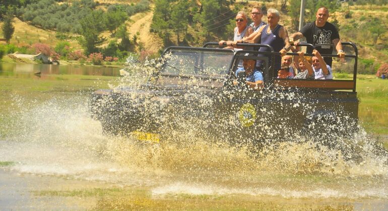 Jeep Safari Tour und Canyon Bootsfahrt von Side mit Mittagessen