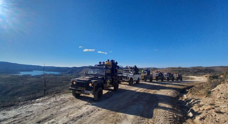 Jeep Safari Tour und Canyon Bootsfahrt von Side mit Mittagessen