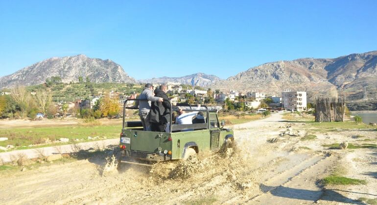 Jeep Safari Tour und Canyon Bootsfahrt von Side mit Mittagessen