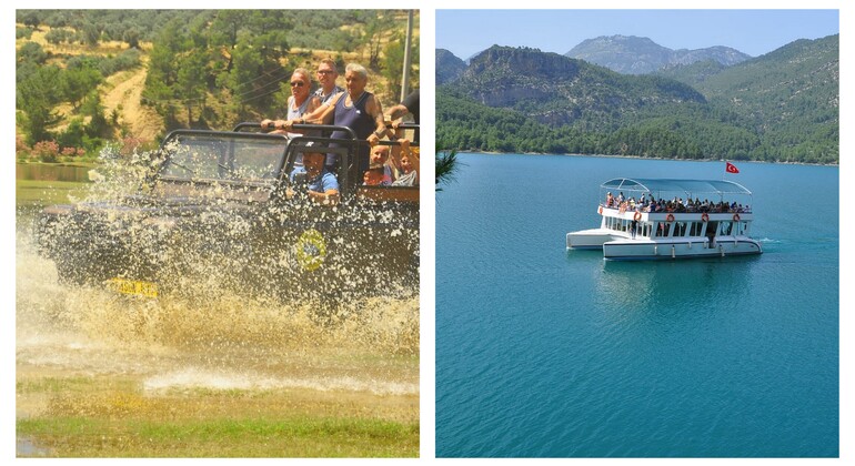 Jeep Safari Tour und Canyon Bootsfahrt von Side mit Mittagessen