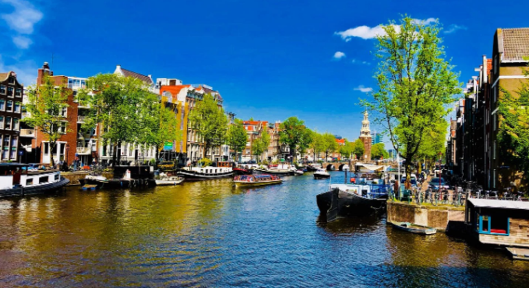 Visite à pied d'Amsterdam avec croisière sur les canaux