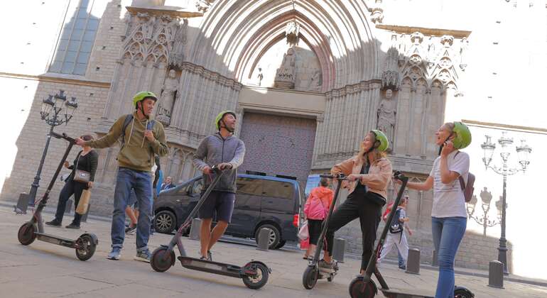 Barcelona 2-hours E-scooter Tour