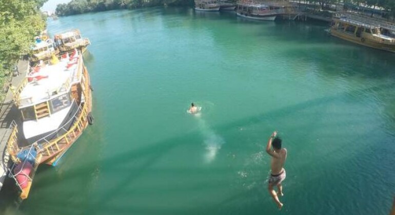 Manavgat Bootstour von Side Besuch öffentlicher Basar & Wasserfall