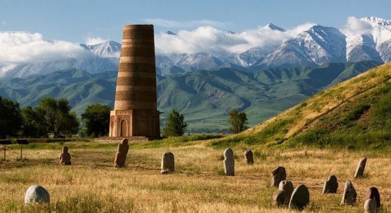 The Ancient Burana Tower & Kok-Moinok Canyons