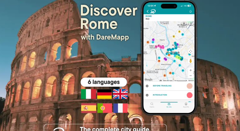 Top Rome: Private Self-Guided Tour Using Your Cell Phone