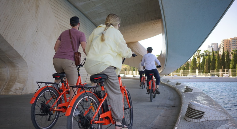 Circuit de 2,5 heures à vélo ou en e-bike avec guide pour découvrir les points forts de Valence