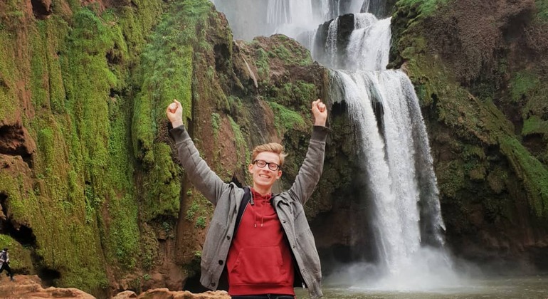 Tour delle cascate di Ouzoud con barca e guida