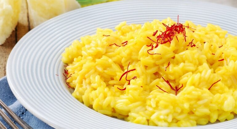 Kochkurs und Mittagessen Original Risotto alla Milanese in Mailand