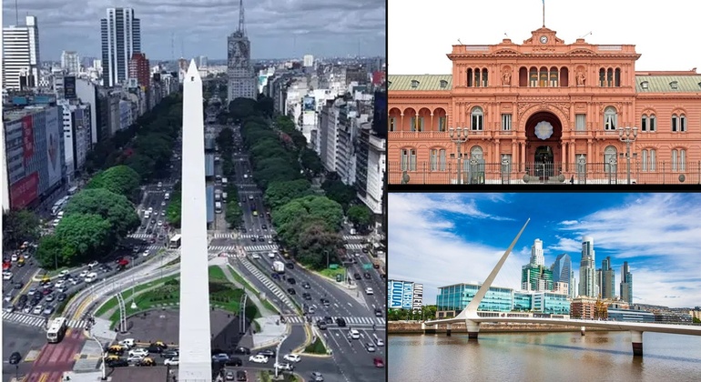 Buenos-Aires-Rundgang: Obelisk, Plaza de Mayo und Puerto Madero