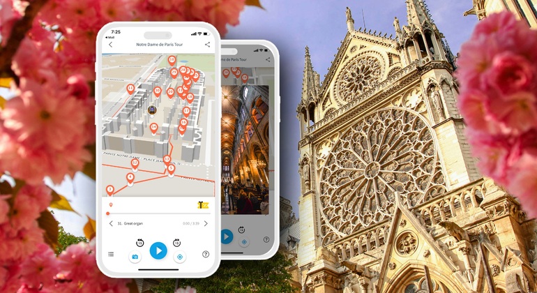 Audio Guide App: Paris Notre-Dame Cathedral