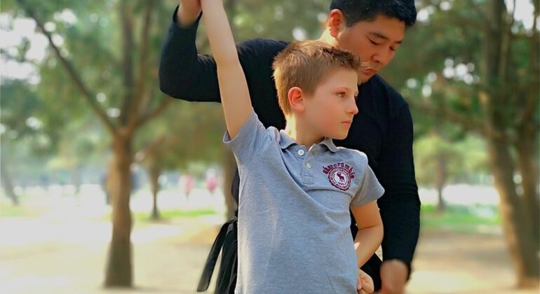 Chinesischer Kung-Fu-Experimentierkurs in Peking