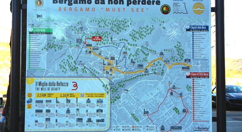 Spaziergang zu den Geheimnissen von Bergamo