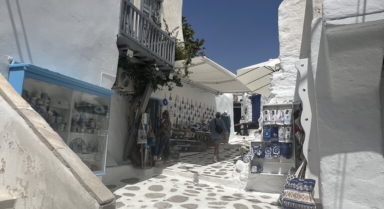 Recorrido gastronómico por la ciudad de Mykonos con un guía local