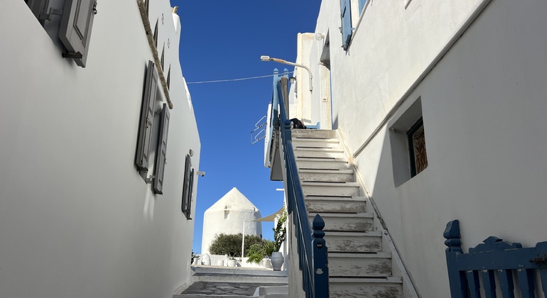 Recorrido gastronómico por la ciudad de Mykonos con un guía local