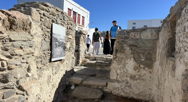 Recorrido gastronómico por la ciudad de Mykonos con un guía local