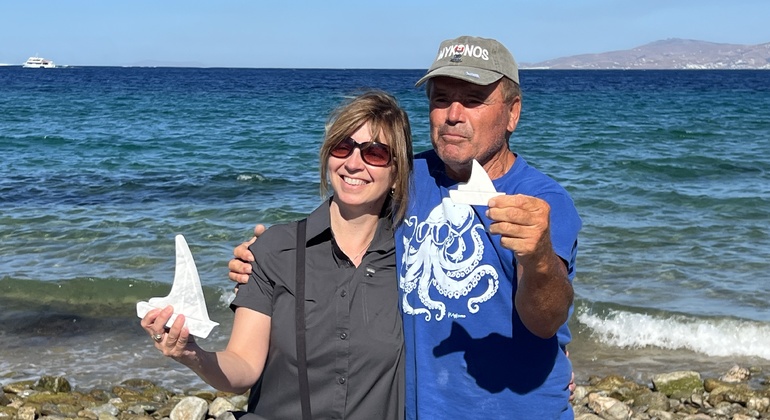 Recorrido gastronómico por la ciudad de Mykonos con un guía local
