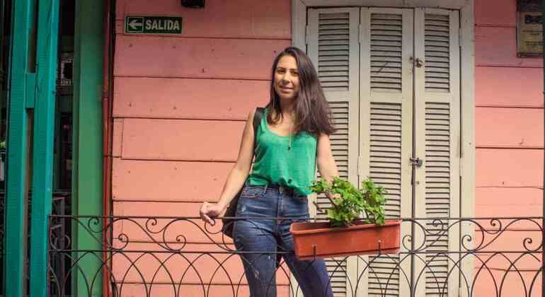 Fotoshooting in Caminito, La Boca, Buenos Aires
