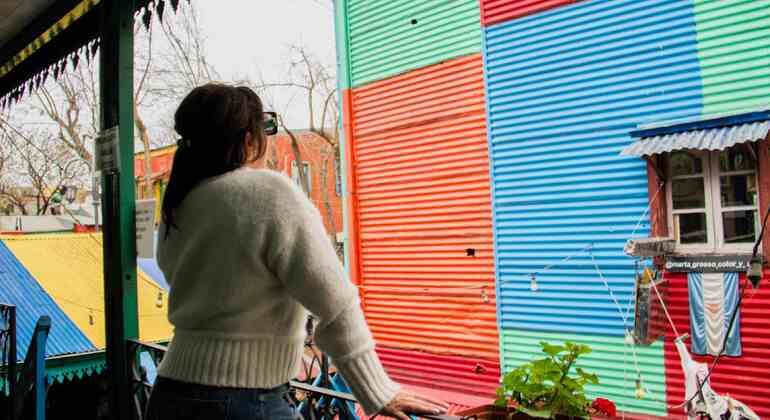 Fotoshooting in Caminito, La Boca, Buenos Aires
