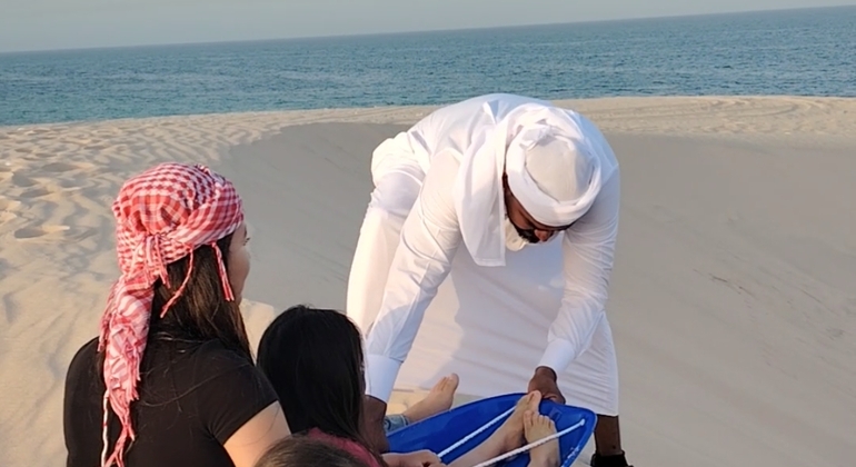 Katar Zwischenstopp Wüstensafari: Sonnenaufgang bis Sonnenuntergang & Schwimmen