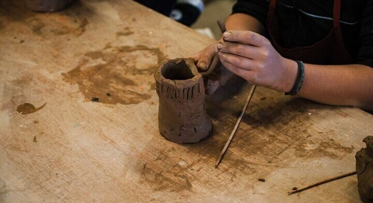 Taller de cerámica micénica en Nauplia