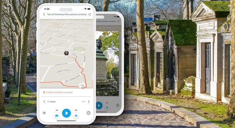 Audioguide-App: Friedhof Pere-Lachaise, Paris