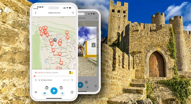 Audio Guide App: Obidos Stadtrundgang
