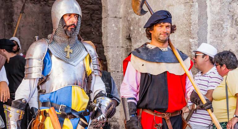 App di audioguida: Passeggiata nella città di Obidos