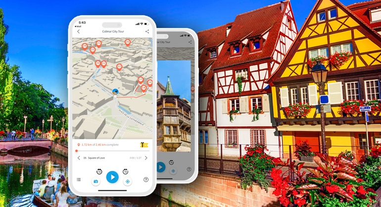 Audio Guide App: Colmar, Altstadt Stadtrundgang