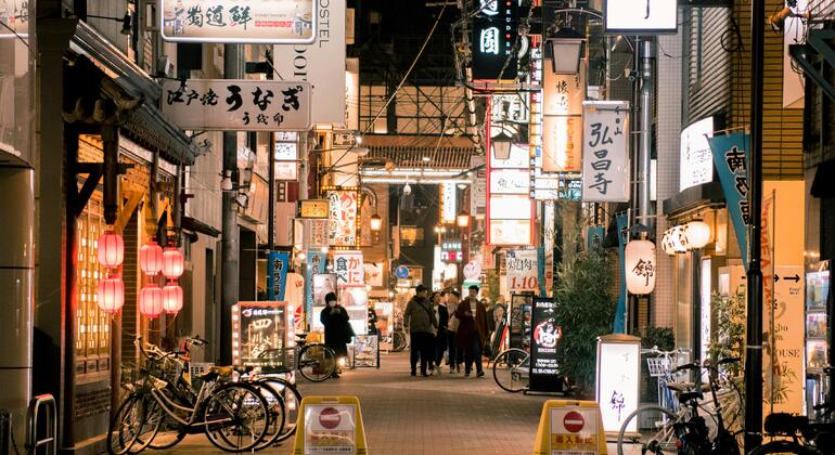 Tour notturno a piedi di Osaka