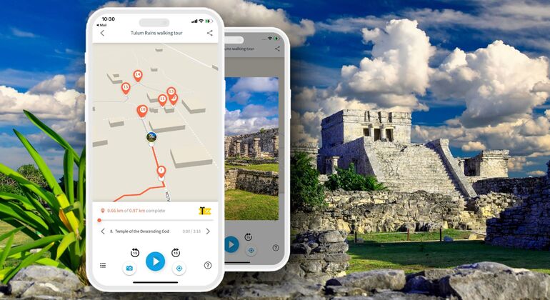 Audio Guide App: Ruinen von Tulum