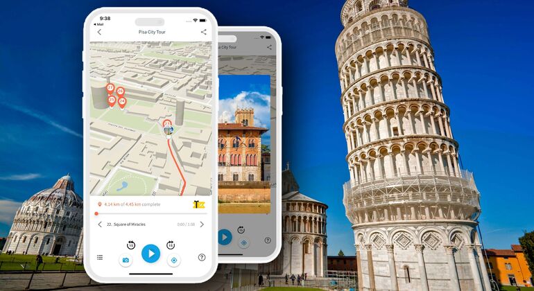 Audio Guide App: Pisa Stadtrundgang