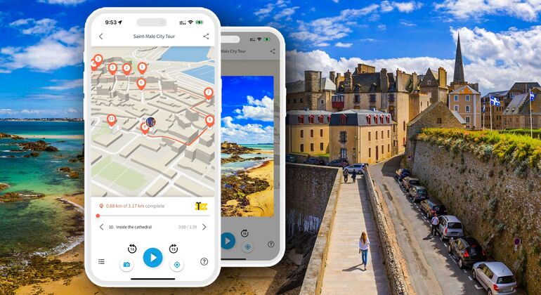 Audio Guide App: Saint-Malo Stadtrundgang