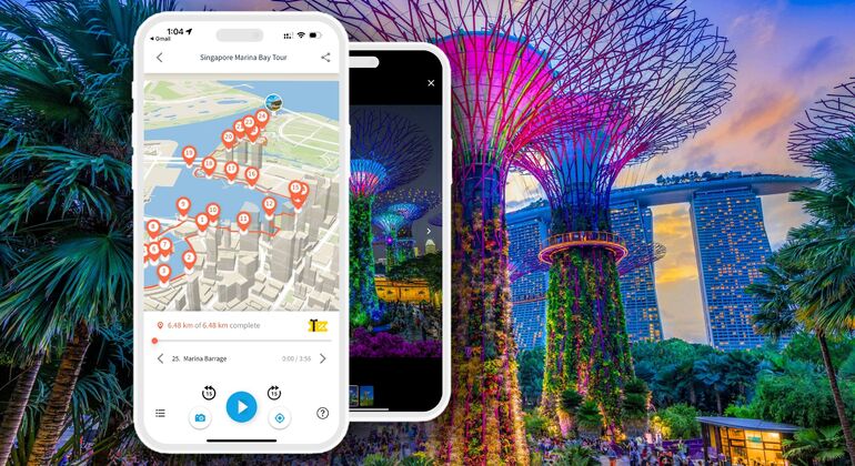 Audio Guide App: Singapur Stadtspaziergang