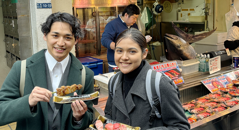Marché aux poissons de Tsukiji : Visite à pied de la cuisine de rue et de la culture