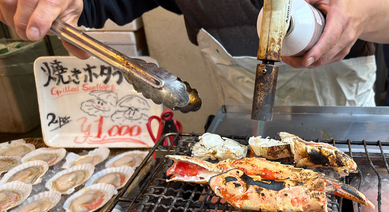 Marché aux poissons de Tsukiji : Visite à pied de la cuisine de rue et de la culture