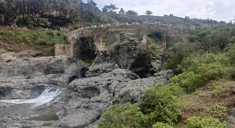 Tagestour nach Debrelibanos, Blunile-Schlucht und Portugiesische Brücke