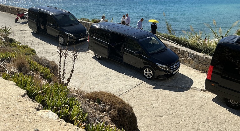 Excursión privada de cuatro horas en furgoneta de lujo por los lugares más destacados de Mykonos