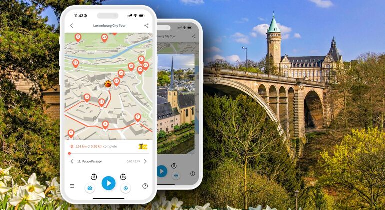 Self-Guided Audio App: Luxembourg City Walk