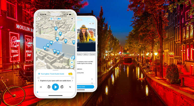 Audio Guide App: Rotlichtviertel-Sehenswürdigkeiten, Amsterdam