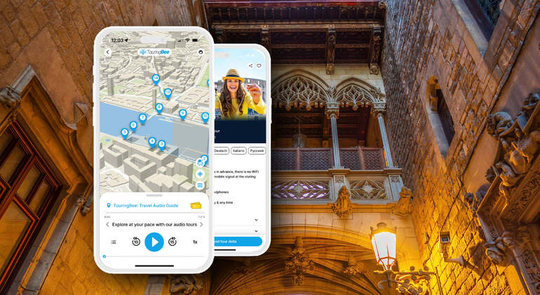 Audio-App für eine selbstgeführte Tour: Gotisches Viertel, Barcelona