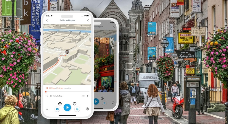 Audio Guide App: Dublin Stadtrundfahrt