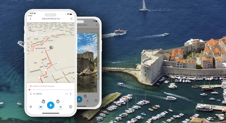 Audio Guide App: Dubrovnik, Altstadt Stadtrundgang