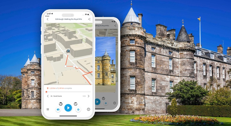 Audio Guide App: Edinburgh, Royal mile City Walk