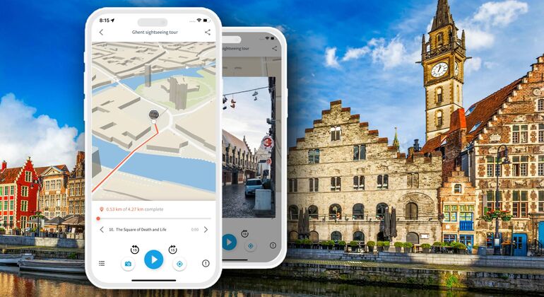 Audio Guide App: Stadtrundgang Gent