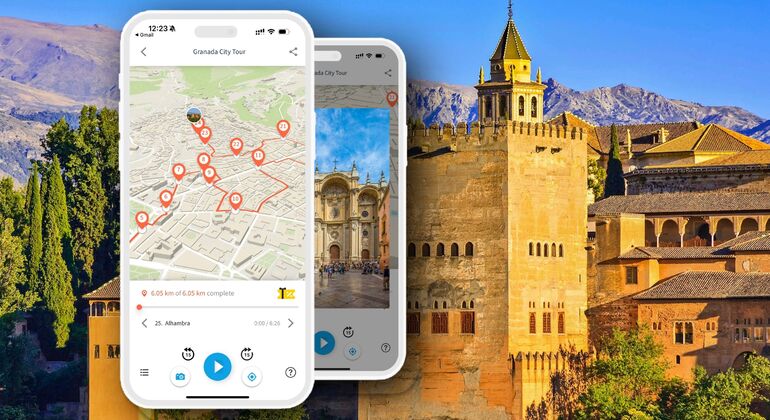 Audio Guide App: Granada Stadtrundgang