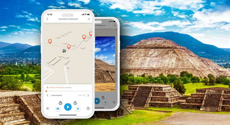 Audio Guide App: Pyramiden von Teotihuacan, Mexiko-Stadt - kein Ticket