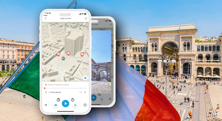 Audio Guide App: Mailand Stadtrundgang