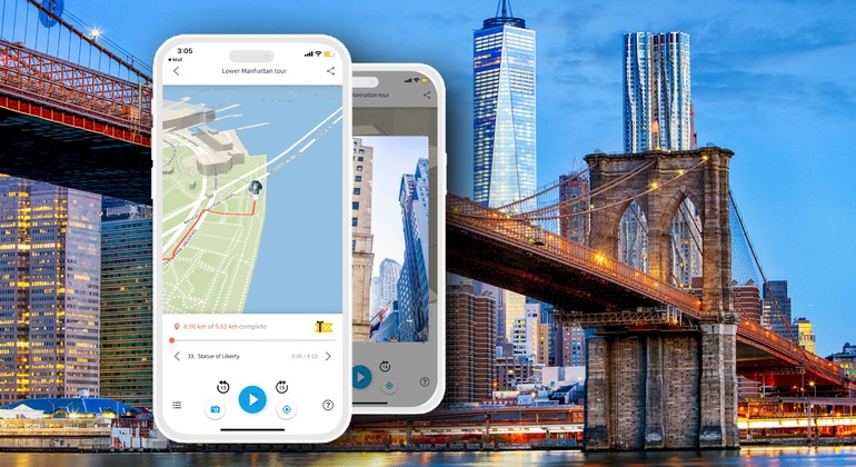 Audioguide-App: Lower Manhattan, New York