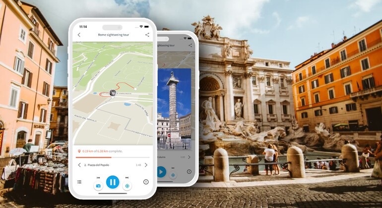 Audio Guide App: Rom Stadtrundfahrt